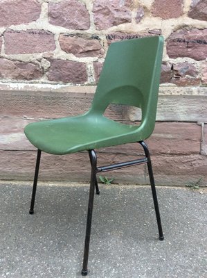 Vintage Metal and Plastic Dining Chairs from Grosfillex 1960s Set of 6