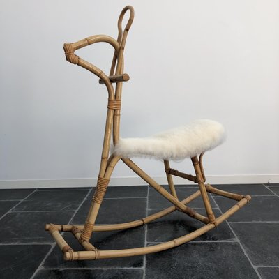 bamboo rocking horse