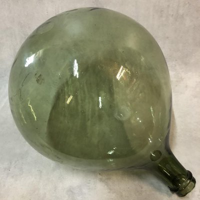 antigua damajuana vidrio soplado aplastada por - Compra venta en  todocoleccion