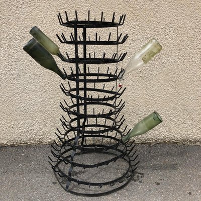 Antique Bottle Rack Vintage Series: Decorating With French Bottle