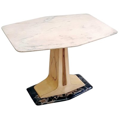 Mid Century Coffee Table In Parchment With Marble Top And Base 1959 For At Pamono - Mid Century Marble Top Coffee Table Mid Century Coffee Table In Parchment With Marble Top And Base 1959 For At Pamono - Mid Century Marble Top Coffee Table