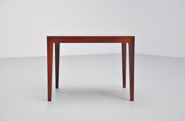 Rosewood Coffee Table by Severin Hansen for Haslev Møbelsnedkeri, 1950s Rosewood Coffee Table by Severin Hansen for Haslev Møbelsnedkeri, 1950s