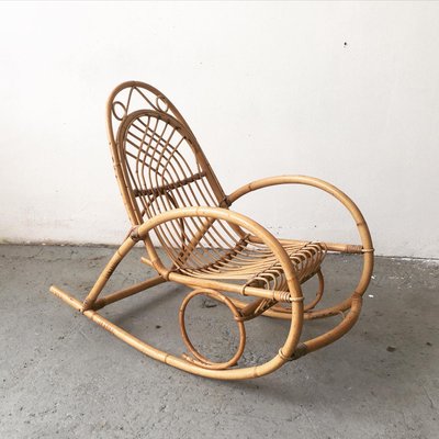 kids wicker rocking chair