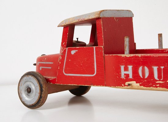 wooden toy truck