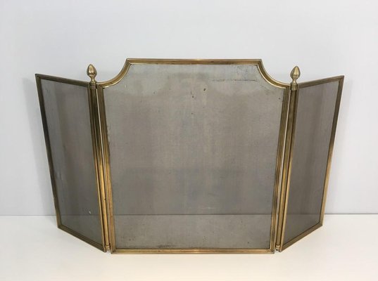 French Neoclassical Style Brass Fireplace Screen 1940s For At Pamono - Antique French Fireplace Screens French Neoclassical Style Brass Fireplace Screen 1940s For At Pamono - Antique French Fireplace Screens
