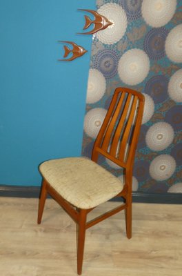 Teal wood 2024 dining chairs