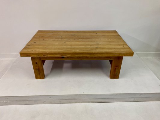 Solid Pinewood Coffee Table By Jens, Pine Wood Square Coffee Table