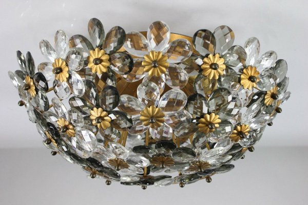 Vintage Diamond Cut Glass Blossom Flush Mount Ceiling Lamp From 1950s For At Pamono - Vintage Cut Glass Ceiling Light Vintage Diamond Cut Glass Blossom Flush Mount Ceiling Lamp From 1950s For At Pamono - Vintage Cut Glass Ceiling Light