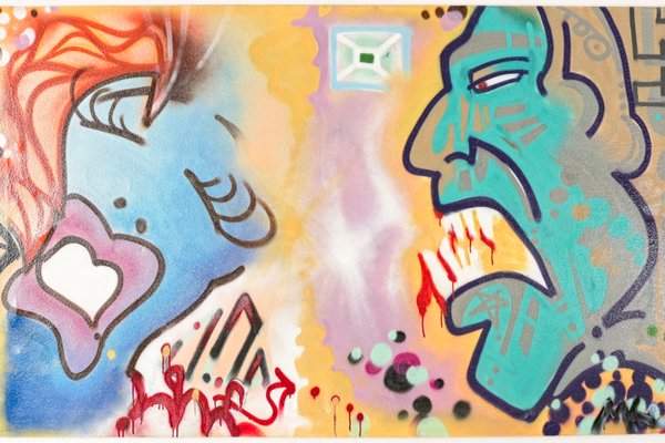 Graffiti Art Aleman Vintage Anos 90 En Venta En Pamono