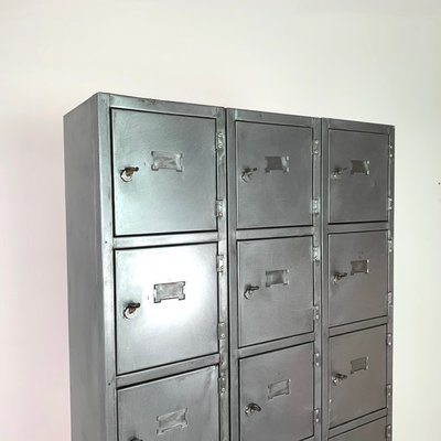 Vintage Industrial Stripped Steel Locker Cabinet For Sale At Pamono