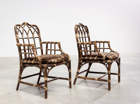 Vintage mcguire chairs discount
