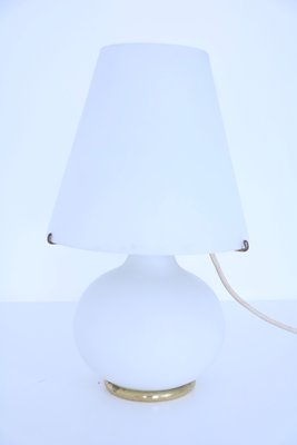 Mid Century Frosted Glass Table Lamp, Frosted Glass Desk Lamp Shade