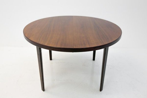 Danish Round Rosewood Folding Dining Table 1960s Bei Pamono Kaufen