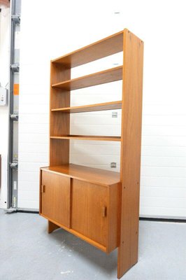 Vintage Swedish Teak Freestanding Shelving Bookcase Unit Bei Vintage Swedish Teak Freestanding