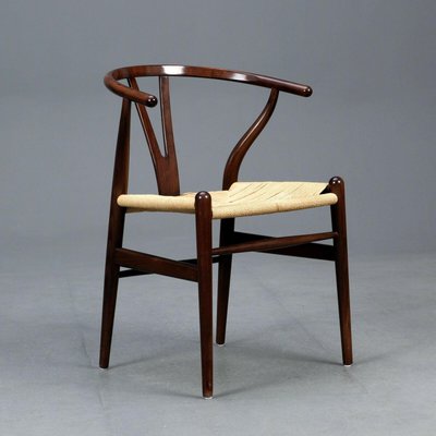 Get Wallpaper Wishbone Chair Ch24 In Brown By Hans Wegner For Carl Hansen 2000s For iPhone