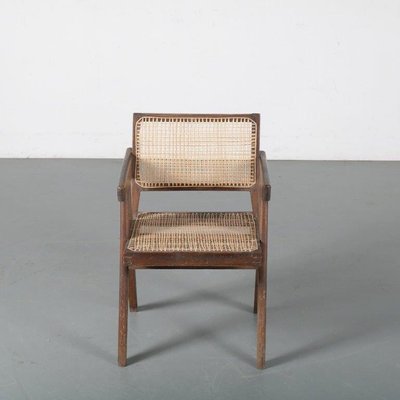 Office Cane Chair By Pierre Jeanneret For Chandigarh India 1950s For Sale At Pamono