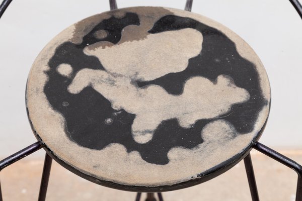 Wrought Iron Barstools Belgium 1960s Set Of 2 For Sale At Pamono I like the backs, not the legs. wrought iron barstools belgium 1960s set of 2