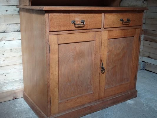 Antique Solid Blond Oak Kitchen Cabinet 1900s For Sale At Pamono