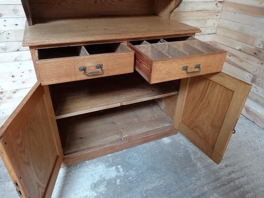 Antique Solid Blond Oak Kitchen Cabinet 1900s For Sale At Pamono