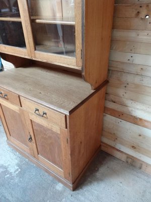 Antique Solid Blond Oak Kitchen Cabinet 1900s For Sale At Pamono