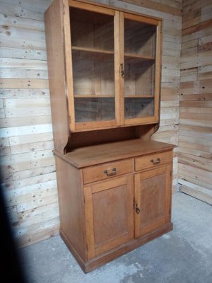 Antique Solid Blond Oak Kitchen Cabinet 1900s For Sale At Pamono