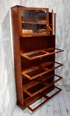 Vintage Mahogany Barristers Bookcase, Barrister Bookcase Made In Usa