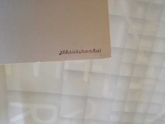 Kinetic Luminescent Silkscreen By M Bello For Jabin Colophon Editor 1970s For Sale At Pamono