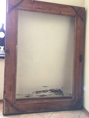 Antique Mirror Or Picture Frame 1900s, Antique Wooden Frame Mirror