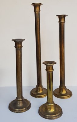 Brass Candleholders 1960s Set Of 4 For Sale At Pamono
