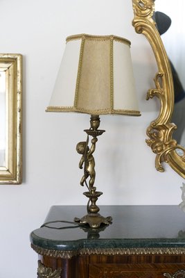Vintage Brass Table Lamp 1950s For, Vintage Large Brass Table Lamp