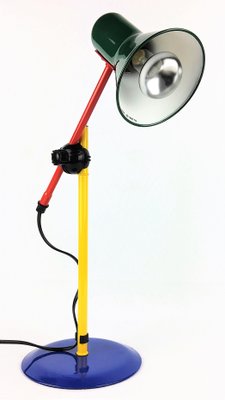 Vintage Multicolor Table Lamp, 1980s 