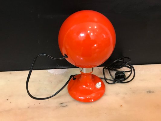 Mid Century Orange Table Lamp 1970s Bei Pamono Kaufen
