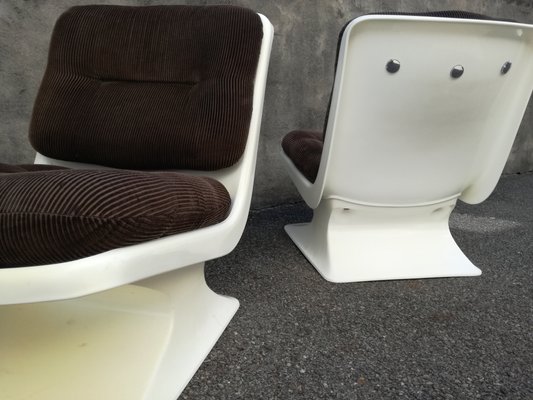 Vintage French Lounge Chairs By Albert Jacob For Grosfillex Set Of 2 For Sale At Pamono
