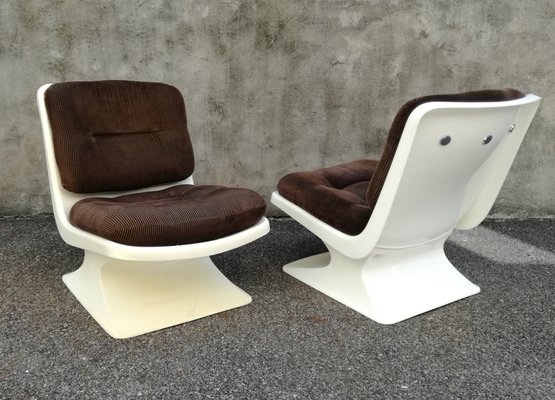 Vintage French Lounge Chairs By Albert Jacob For Grosfillex Set Of 2 For Sale At Pamono