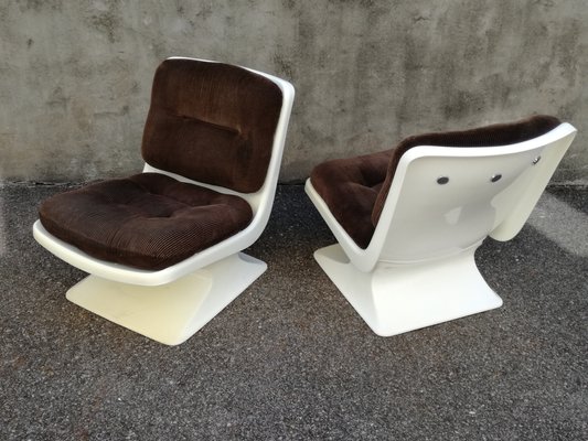 Vintage French Lounge Chairs By Albert Jacob For Grosfillex Set Of 2 For Sale At Pamono