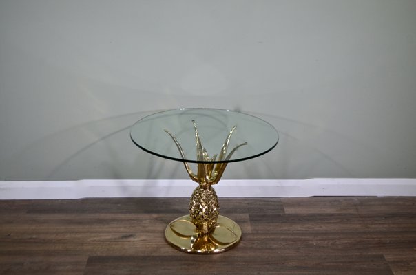 Sculptural Brass And Glass Pineapple Coffee Table 1970s For At Pamono - Coffee Table Pineapple Sculptural Brass And Glass Pineapple Coffee Table 1970s For At Pamono - Coffee Table Pineapple