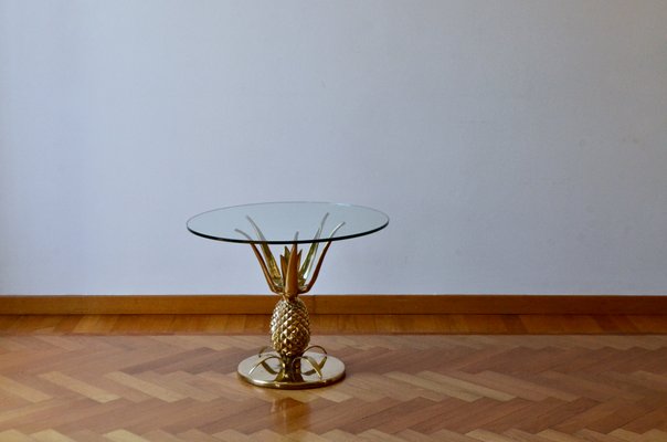 Sculptural Brass And Glass Pineapple Coffee Table 1970s For At Pamono - Coffee Table Pineapple Sculptural Brass And Glass Pineapple Coffee Table 1970s For At Pamono - Coffee Table Pineapple