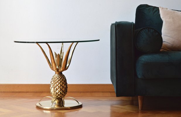 Sculptural Brass And Glass Pineapple Coffee Table 1970s For At Pamono - Coffee Table Pineapple Sculptural Brass And Glass Pineapple Coffee Table 1970s For At Pamono - Coffee Table Pineapple