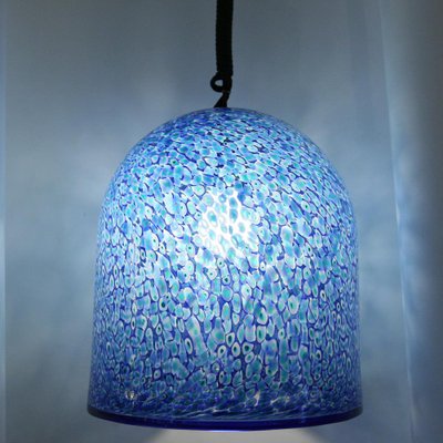 Blue Pendant Lamps By Gae Aulenti For Vistosi 1970s Set Of 2 For Sale At Pamono