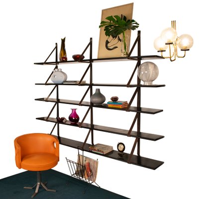 Spanish Mm Wall Mounted Bookshelf By Miguel Mila For Gres 1962