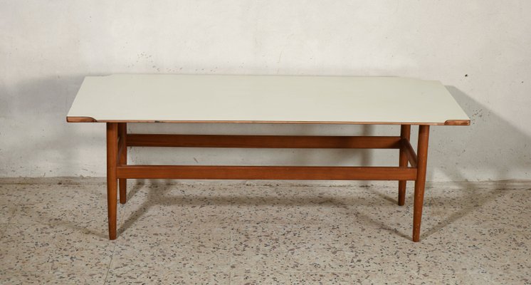 Italian Rectangular Low Coffee Table 1950s for sale at Pamono