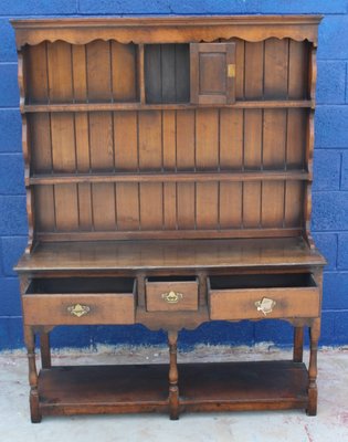 Potboard Oak Dresser With Display Rack 1960s For Sale At Pamono