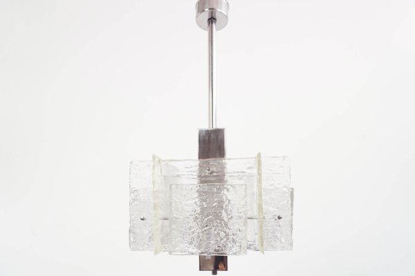 Large Space Age Glass Square Pendant Lamp By Michel Boyer 1960s For Sale At Pamono Free delivery over £40 to most of the uk great selection excellent customer service find everything for a beautiful home. pamono