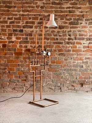 Industrial Steampunk Copper Piping, Steampunk Table Lamp Shade