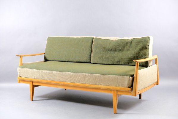 sofa cama vintage de walter knoll wilhelm knoll anos 50