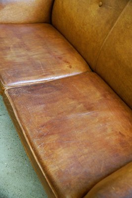 Divano Art Deco In Pelle Di Pecora Anni 20 In Vendita Su Pamono
