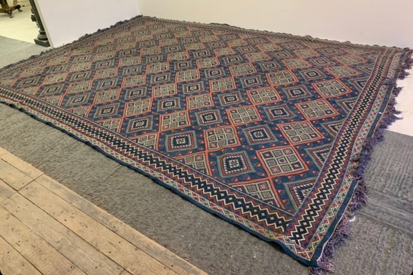 Large Antique Caucasian Verneh Floor Carpet For Sale At Pamono