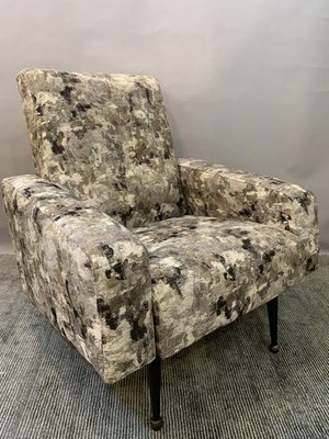 Armchair In Abstract Fabric 1960s For Sale At Pamono