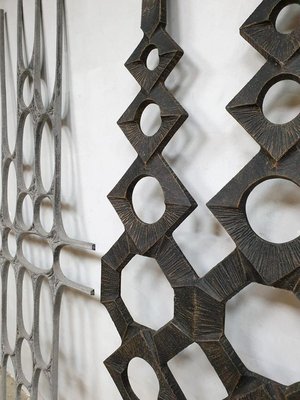 Sculpture murale en métal 'Calme ntéreur' | KUNSTLOFT