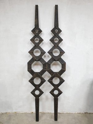 Brutalist Metal Wall Art Sculpture 1960s For Sale At Pamono